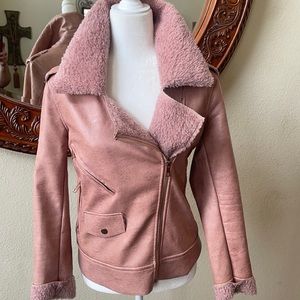 Buffalo David Bitton dustyrose moto jacket